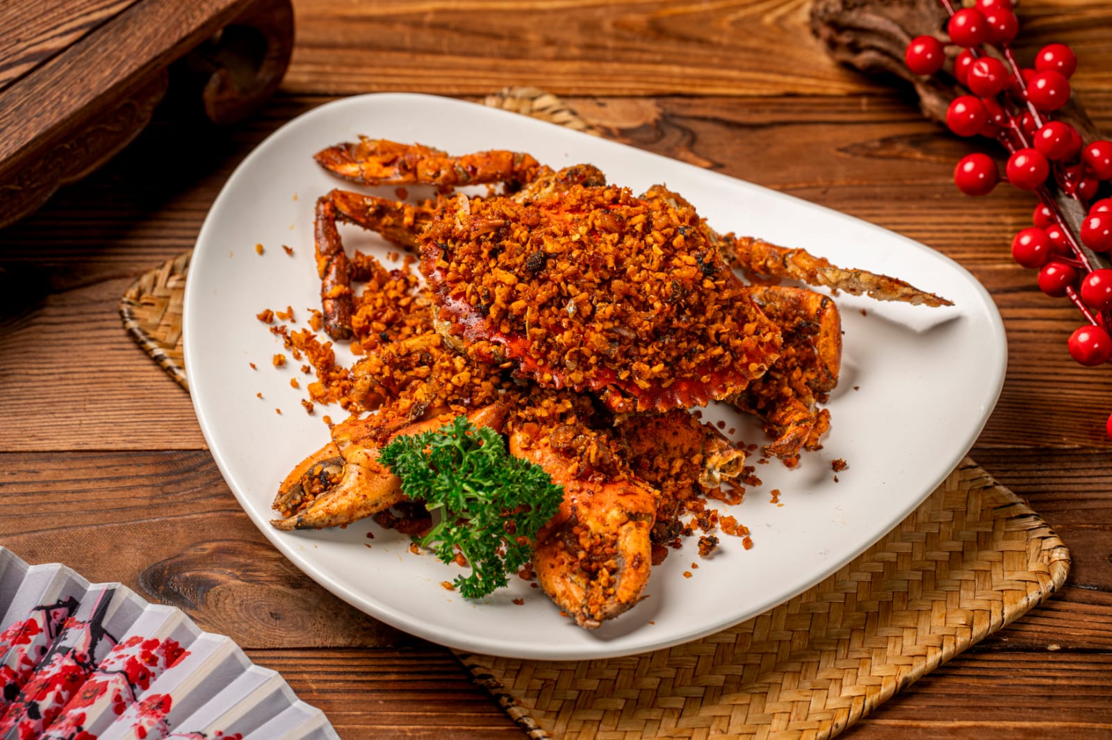 Fried Crab w/Typhoon Shelter Style