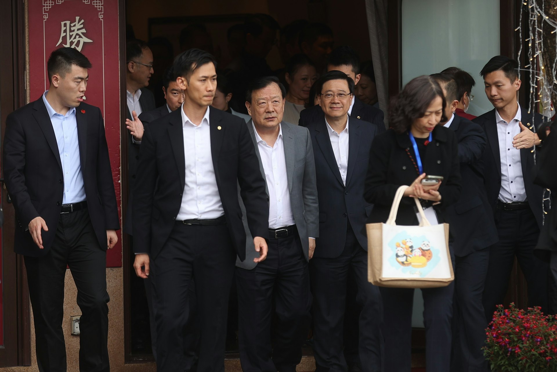 Director of Hong Kong and Macao Work Office of CPC Central Committee and Hong Kong and Macao Affairs Office of State Council Mr Xia Baolong visited Hong Kong.