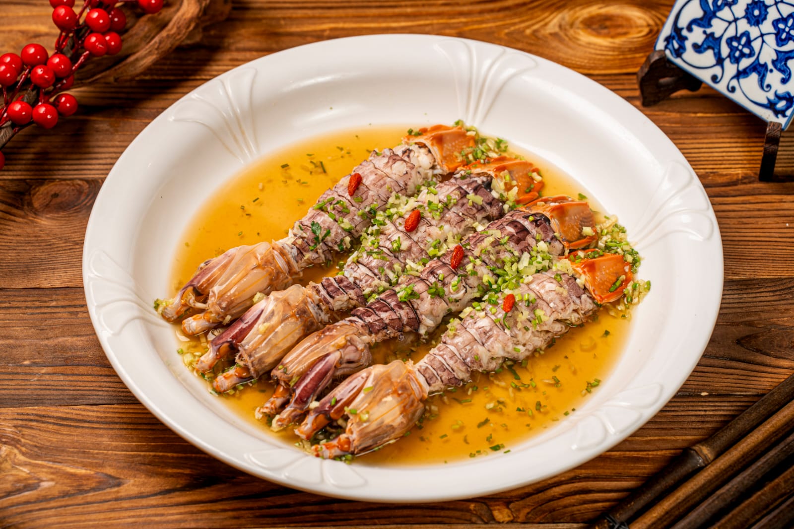 Mantis Shrimp in Huadiao Wine Sauce