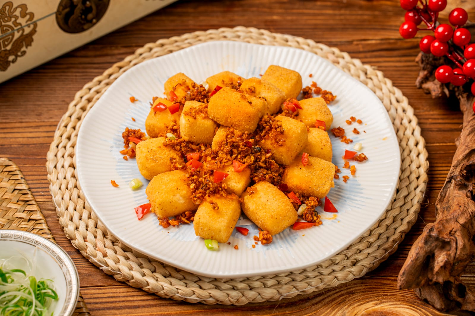 Spicy Fried Crispy Bean Curd